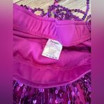 Spirit Halloween Women’s Sequin Tassel Halloween Costume Purple Skirt Photo 1