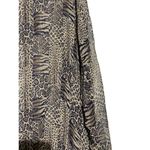 Silk For Africa Women's Long Sleeve Open Front Animal Print Cardigan Brown XL Photo 4