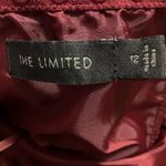 The Limited Elegant Burgundy Satin Dress Photo 2