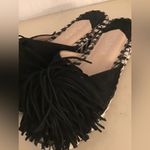 JSlides new with no tag'women black leather espadrilles platform sandals US 7.5 Photo 3