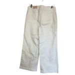 NYDJ NWT Teresa Wide Leg Ankle Jeans In Optic White SZ-10 Photo 8