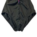Reebok  Swim Women's Rainbow One Piece Support Swimsuit Black Size 8 NWOT Photo 6