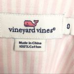 Vineyard Vines Pink & White Relaxed Oxford Button Up Shirt Women’s Size 0 XS Photo 7