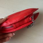 Urban Outfitters NWT red faux leather lip shaped wristlet Photo 2