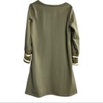 easel , olive green Women’s dress, Size Small long sleeves‎ sweater cuffs pockets Photo 2
