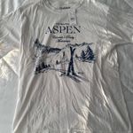 PacSun Golden Hour Aspen Skis Oversized T-Shirt Photo 1