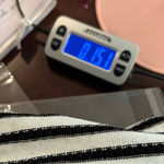 Calvin Klein Dress L Black White Round Neck Textured Crochet Sweater Dress Photo 10