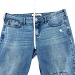 Hollister  Bandana Patchwork Distressed Straight Jeans Photo 7