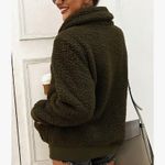 First Love Women Pullover Fleece Zip Sweatshirt Faux Shearling Sherpa Jacket Photo 1