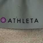 Athleta  “Run Along Dress” cream/tan hoodie short dress with POCKETS. Small. EUC Photo 9