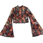 SheIn  retro fairycore bell sleeve crop top Photo 0