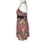 XOXO NWT Y2K‎  M Babydoll Dress Wide Belt Halter Top Stretch Tunic Made In USA Photo 6