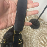 Coach  Ashley Black Leather Python Snakeskin Satchel Shoulder Tote F19247 Purse Photo 7