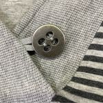 Soft Surroundings  Chill Time Stripe Dress Sz XS Grey Black Stripes Super Soft Photo 1