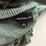 Fortune + Ivy  Heather Green Sweater Size Large Photo 6