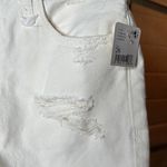 Free People NWT Women's Makai Cutoff Jean Shorts Bright White Size 26 Photo 4