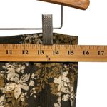 Croft & Barrow Corduroy Women Skirt Sz 10 Multicolor Floral A-line Modest Midi Church Grandma Photo 4