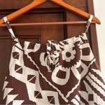 Urban Outfitters  BDG Eva Mini Dress Brown Tiki Tropical‎ Beach Coastal NEW Sz L Photo 4