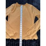 Lush Clothing LUSH Women's Yellow Crop Ruffle Blouse V Neck Size‎ M Photo 6