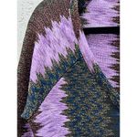 Ramy Brook Metallic Tango Convertible Maxi Dress Soho Knit Purple Women's Small Photo 6