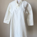 Haley & The Hound Satin Ruffle Mini Sheath Dress Size L Photo 0