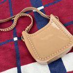 Carmen Sol Fico large Crossbody shoulder bag in blush Tan Photo 0