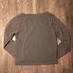 Reformation Long Sleeve Top Grey Solid Pullover Tee Small Photo 7