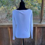 Gap  Women's Long Sleeve Favorite Boatneck Tee White Size M Photo 2