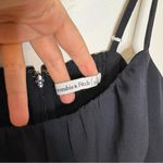 Abercrombie & Fitch Black Ruched Mini Slip Dress with Straps Size Small Photo 5