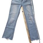 Pistola Lennon Bootcut Jeans Womens 27 Denim High Rise Distressed Fray Hem Crop Photo 6