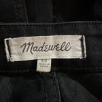 Madewell Black Denim Skinny Overalls in Washed Black Size XS Photo 5