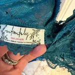 Free People Gossamer Glow Floral Print Cutout Lace Trim Nightgown Photo 4