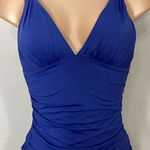 Bleu Rod Beattie New.  v-neck navy tankini top. Size 6. Retails $91 Photo 0