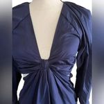 Jason Wu JASON WU V Neck Mini Dress Navy Size Xs NWT Photo 2