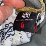 Rock & Republic New Money Berlin Skinny Denim Jeans EUC Sz 6 Gray Gold Cotton Photo 7