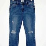Pistola  Lanissa Distressed Denim Raw Scissored Hem Skinny Jeans Size 29 Photo 0