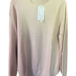 Merokeety  Women's Long Sleeve Crew Neck sweater Knit  Beige Sz M NWT Photo 0