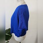 Cropped Knit Sweater Shrug Blue sz L Size L Photo 1