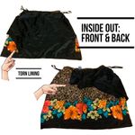 Jacqueline Ferrar SILK VINTAGE 1990'S COLORFUL FLORAL & ANIMAL PRINT SKIRT (16) Photo 8