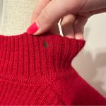 Karen Scott Vintage  100% Wool Red Zip-Up Sweater Vest Size M Photo 4