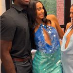 Tik tok shop big sparkle dress Blue Photo 2