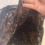 Gloria Vanderbilt  top blouse shirt boho 2X black brown gray lace Photo 6