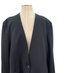 Spanx  Perfect Collarless Blazer Jacket Ponte Knit Black Plus Size 2X Photo 3
