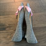 J.Crew New Without Box Vintage  Tweed Bow Flats Sz 7.5 Photo 4