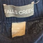 Falls Creek ☀️ Linen/rayon Blend Navy Shorts NWT Photo 2