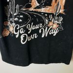 Vibe N Be The One Who Wanders T Shirt Desert Cactus Statement Graphic Tee Small Photo 4