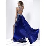 Tiffany Designs Womens  Exclusive 46837 Blue Ball Gown Prom Dress - Sz 12 Photo 1