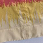 Tibi  Silk V Neck Top M Sunset Ombre Print Yellow Pink Orange 100%‎ Silk Photo 3