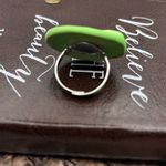 Y2K Lime Green Dragonfly Ring Adjustable Polymer Clay Photo 4