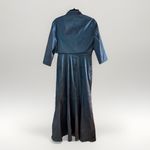 Adrianna Papell  Occasions Size 12 Shimmering Blue Dress and Bolero Jacket Set Photo 4